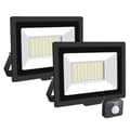 Miniatyrbillede 1 af 2: Induktionsdrevet Flomlys, Justerbar PIR-sensor, Udendørs brug, 2x50W, Varm Hvid (2700-3500K)