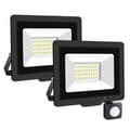 Miniatyrbillede 1 af 2: Induktionsdrevet Flomlys, Justerbar PIR-sensor, Udendørs brug, 2x30W, Varm Hvid (2700-3500K)