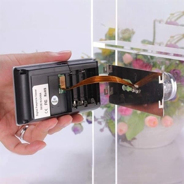 Widescreen dörrkamera med 3,5" skärm och 1MP HD-kamera