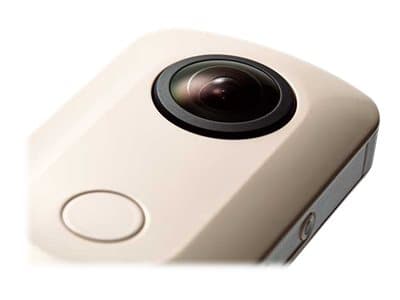 Ricoh THETA SC2 - 360 videoopptaker - 4K / 30 fps - 12.0 MP - flash 14 GB - intern flashminne - Wireless LAN, Bluetooth - beige