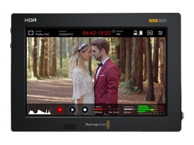 Blackmagic Video Assist 12G HDR - LCD / DVR-kombo - farge - på kamera - 7" - Høyoppløsning