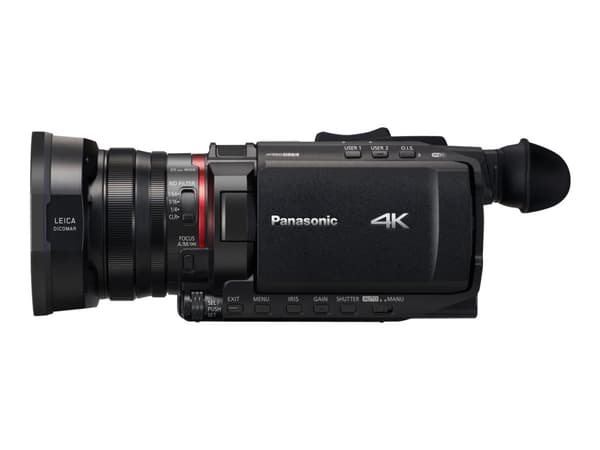 Panasonic HC-X1500E, 8,29 MP, MOS, 25,4 / 2,5 mm (1 / 2.5"), 4K Ultra HD, 8,89 cm (3.5"), LCD