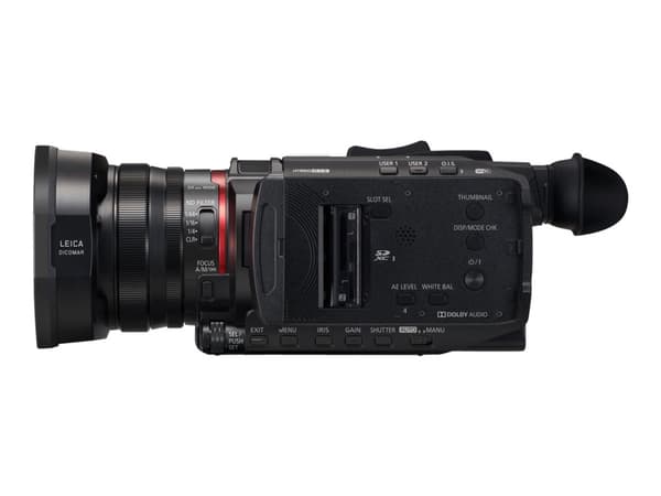 Panasonic HC-X1500E, 8,29 MP, MOS, 25,4 / 2,5 mm (1 / 2.5"), 4K Ultra HD, 8,89 cm (3.5"), LCD