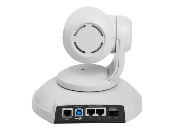 Vaddio ConferenceSHOT AV Bundle TableMIC 2 - Konferansekamera - PTZ - farge - 2,1 MP - 1920 x 1080 - lyd - GbE - USB 3.0 - H.264 - PoE Plus
