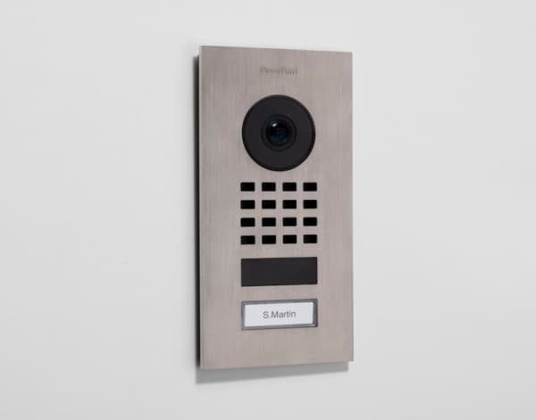 DoorBird DoorBird D1101V IP video dørstasjon innfelt rustfritt stål V4A