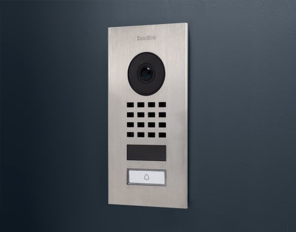 DoorBird DoorBird D1101V IP video dørstasjon innfelt rustfritt stål V4A