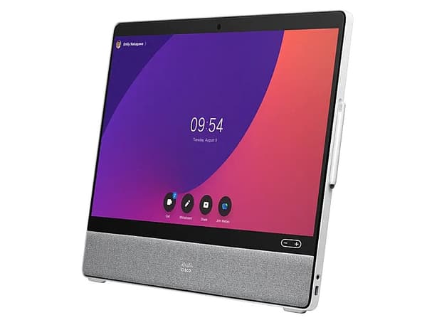 Cisco Webex Desk Pro, Ryhmävideoneuvottelujärjestelmä, CMOS, 4K Ultra HD, Hopea
