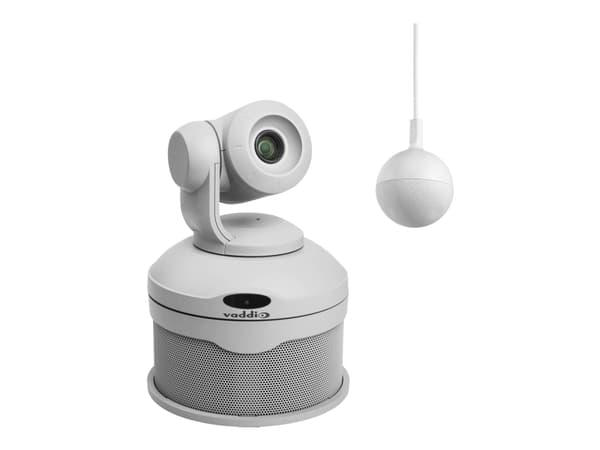 Vaddio ConferenceSHOT AV Bundle CeilingMIC 1 - Uten høyttaler - konferansekamera - PTZ - farge - 2,1 MP - 1920 x 1080 - lyd - GbE - USB 3.0 - H.264 -