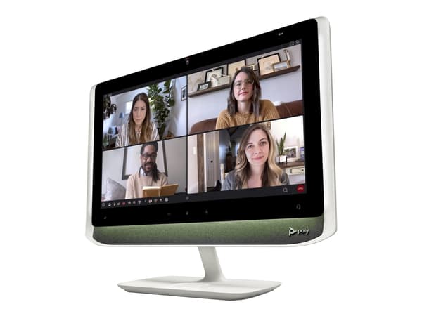 Poly Studio P21 - LCD-skjerm - 21.5" - 1920 x 1080 Full HD (1080p) - 250 cd/m² - 1000:1 - USB-C - høyttalere