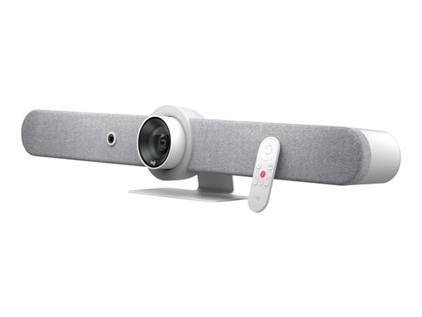 Logitech Rally Bar - Videokonferanseinnretning - Zoom Certified - hvit