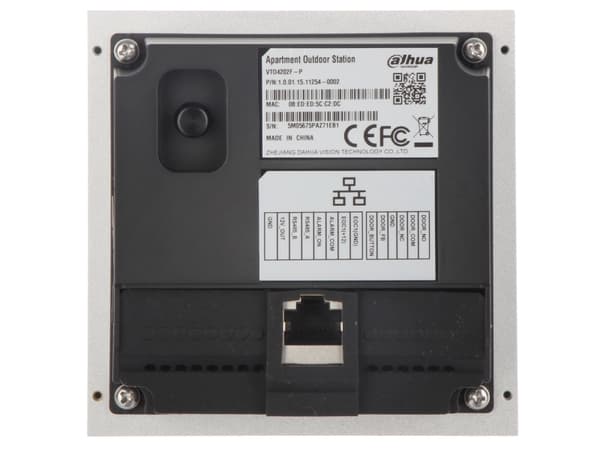 Dahua Technology VTO4202F-P, Sølv, IK07