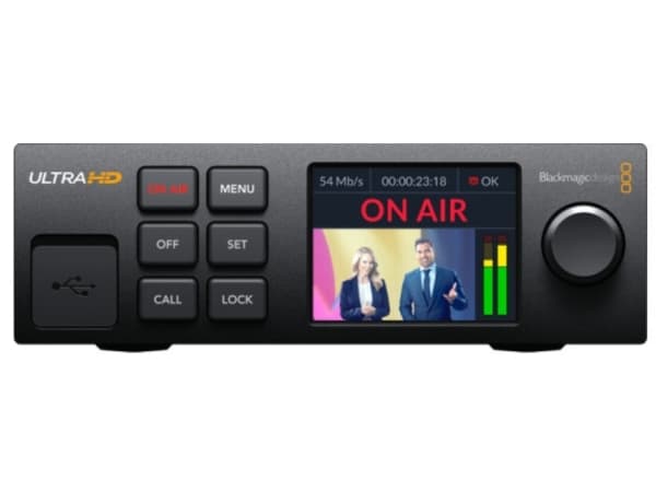 Blackmagic Design Web Presenter 4K, Svart, 60 hz, 720p, 1080p, 2160p, H.264, H.265, USB Type-C, AC/DC