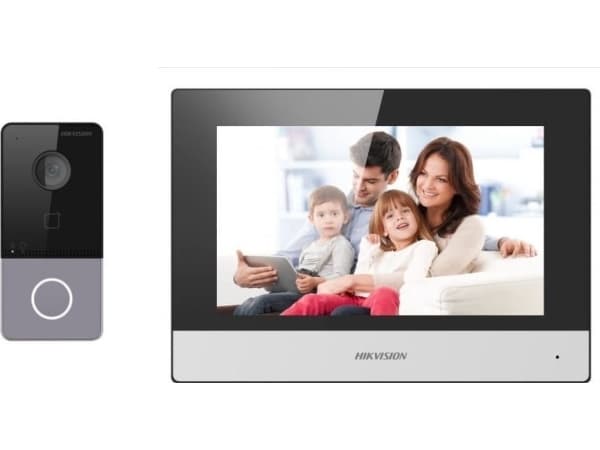 Hikvision DS-KIS603-P(B) - Videointerntelefonssystem - kablet (LAN 10/100)