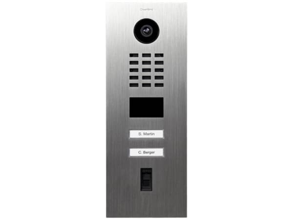 DoorBird D2102FV, Silver, IP65, Knappar, Vertikal, Utomhus, HTTP, HTTPS, SSL/TLS, Bonjour, DNS, RTSP, RTP, TCP, UDP, RTCP, ICMP, DHCP, ARP, SIP, DTMF