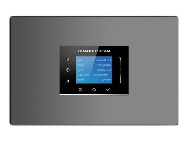 Grandstream UCM6300A - IP-PBX - 0 FXO-port - 0 FXS-port - 3 x 10/100/1000