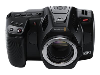 Blackmagic Pocket Cinema Camera 6K G2 - Videokamera - 6 K / 50 fps - endast stomme - flashkort - Bluetooth Svart