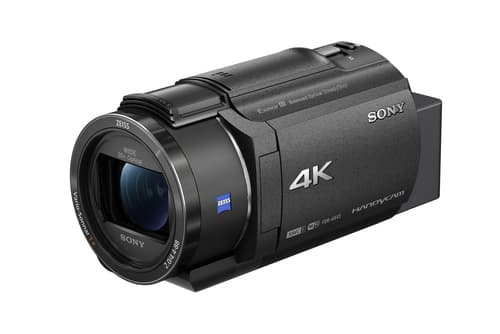 Sony Handycam FDR-AX43A - Videokamera - 4 K / 30 fps - 8.57 MP - 20x optisk zoom - Carl Zeiss - flashkort - Wi-Fi, NFC - svart