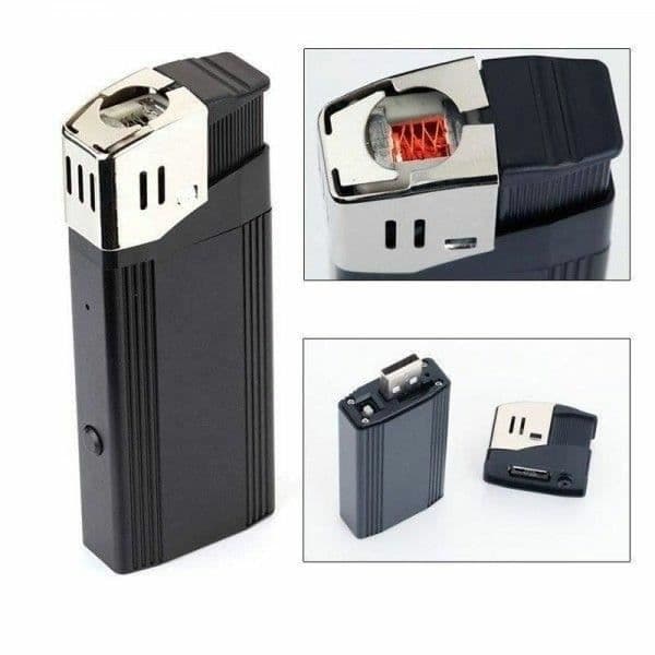 Full HD 1080P spionkamera tändare - Märke - Modell - Internt batteri - Batteritid - USB 2.0-anslutning