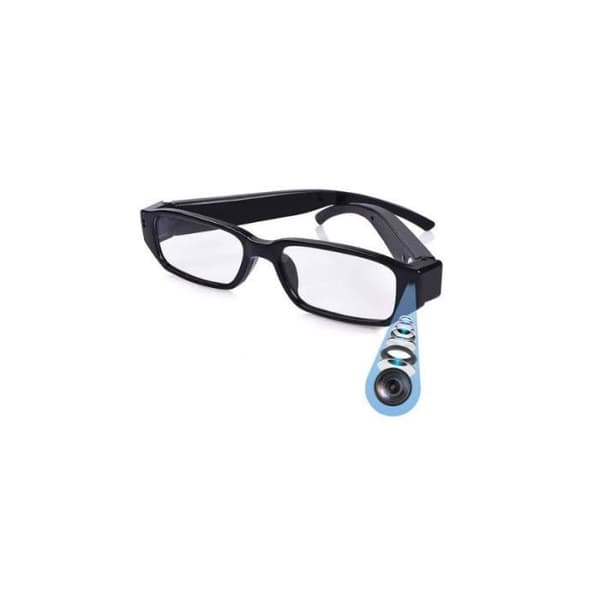 HD 720P spy-kamera glasögon 16GB svart - Lithium-ion batteri - Autonomi 3 timmar - USB-anslutning