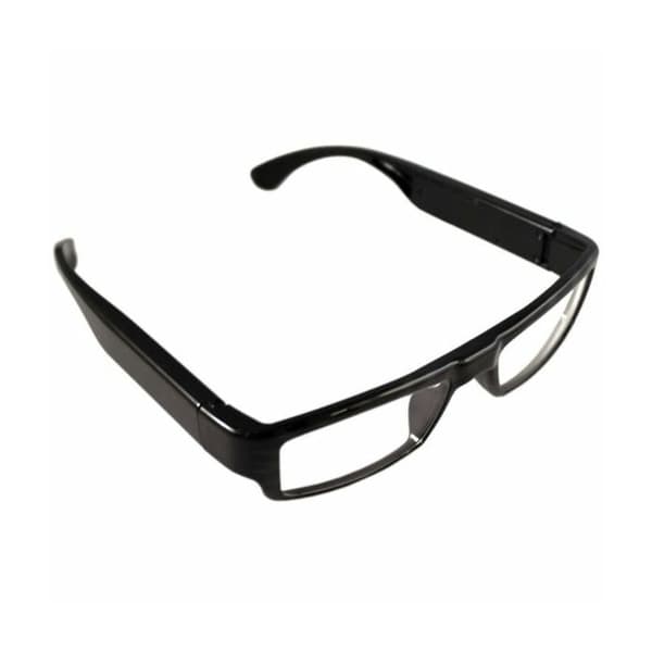 Glasögon med mini spionkamera Full HD 1080P 16 GB svart * Internt batteri: litiumjon * Batteritid: upp till 3 timmar *