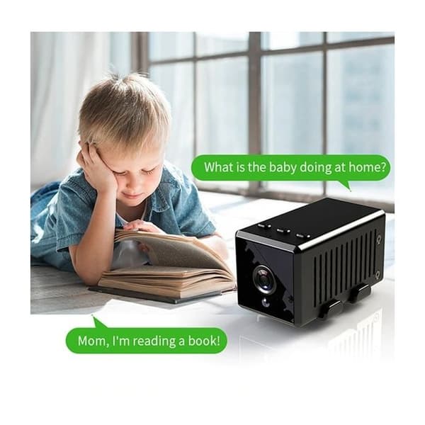 Miniatyr HD 1080P Wifi-kamera - Svart - Väderbeständig - Infraröd vision - Rörelsedetektor