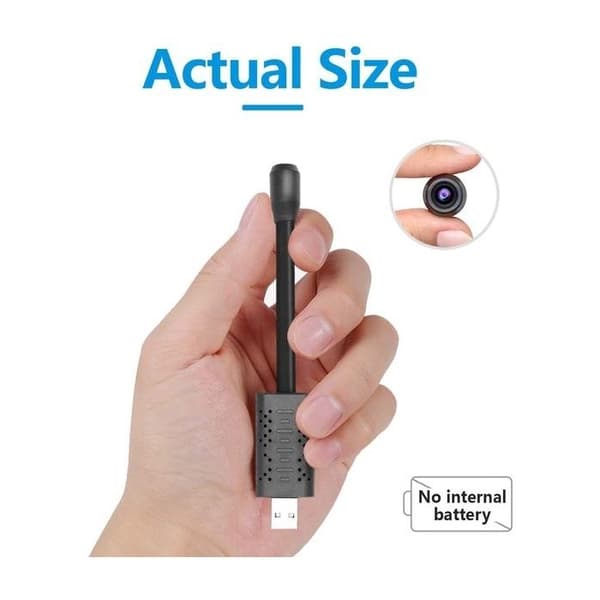 Mini USB WIFI IP 1080P nattseende spionkamera