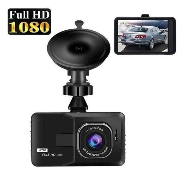 1080P bil-dash cam med rörelsedetektorskärm