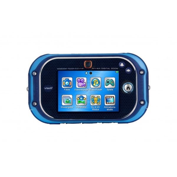 VTECH Kidizoom Touch 5.0 pekkamera - Blå - från 5 år och uppåt - 6 interaktiva spel