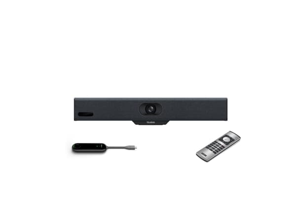 Yealink Møtebar A10-015, Videosamarbeidslinje, 4K Ultra HD, 30 fps, Android 10, Sort, Grå