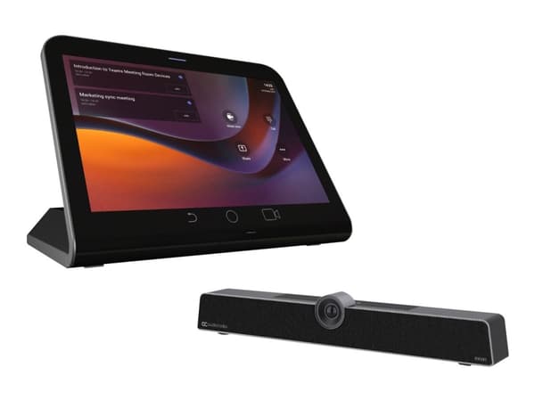 AudioCodes Room Experience (RX) Suite RXV81 - Samarbeidsstang - med AudioCodes RX-PAD Meeting Room Controller