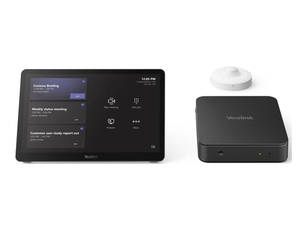 Yealink MVC Series MCoreKit-C5-MS - Videokonferansesett (MTouch Plus-berøringspanel, MCore Pro Mini-PC, RoomSensor)