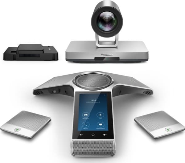 Yealink CP960-UVC80 Room kit, Gruppevideokonferansesystem, Full HD, 60 fps, 12x, Sort, Sølv