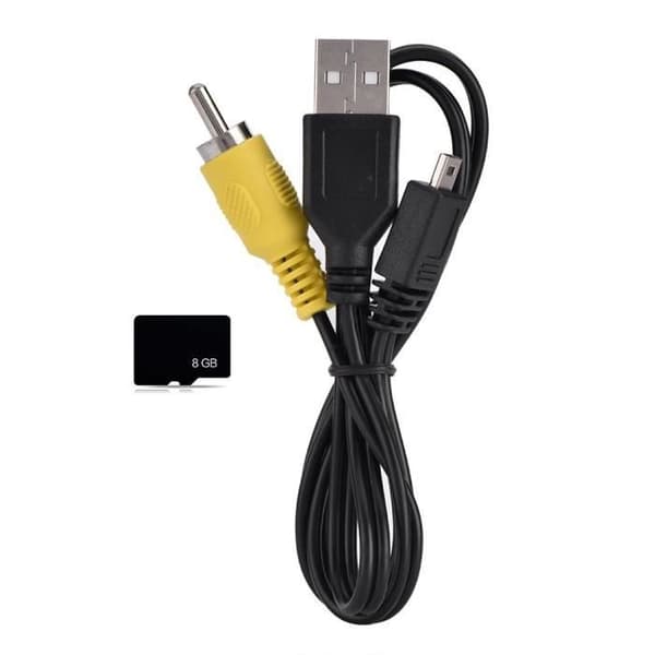 SQ11 dold kamera 1080P minikamera nattseende och rörelsedetektering spionkamera + 8G minneskort (svart)