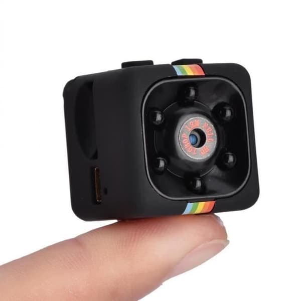 SQ11 1080P minikamera Night Vision IR Sports DV HD spionkamera (svart)