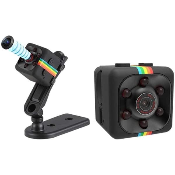 Spionkamera - SQ11 - 1080P minikamera - Night Vision - Kompakt - Kabelansluten