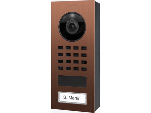 DoorBird DoorBird D1101V rustfritt stål V4A, børstet, bronselook
