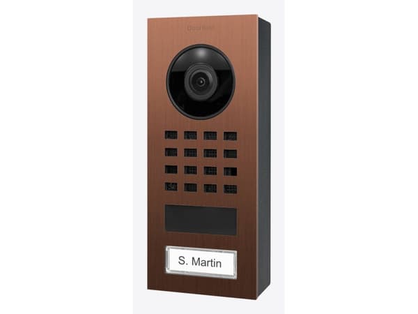 DoorBird DoorBird D1101V rustfritt stål V4A, børstet, bronselook Bronse