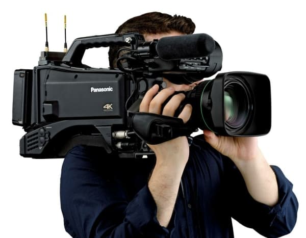 Panasonic AJ-CX4000GJ, CCD, 4K Ultra HD, 3.4 kg, Black