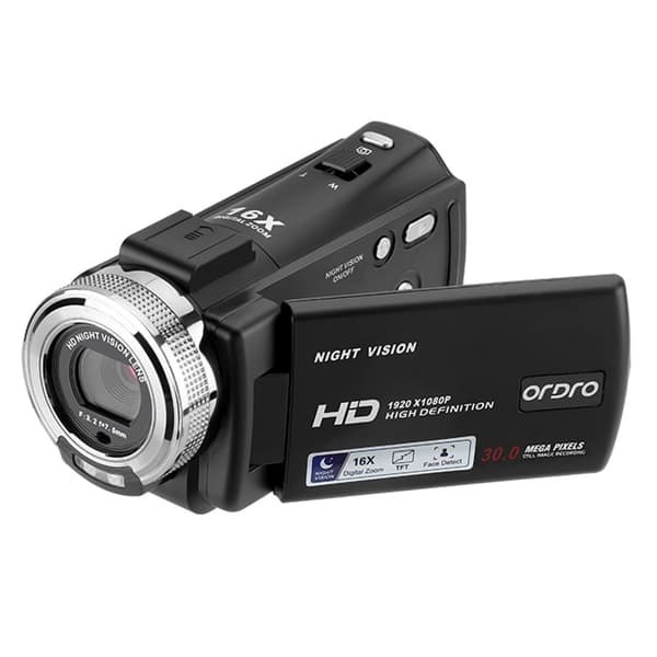 1080P Full HD-videokamera understøtter Night Vision Vlog Youtube-kamera