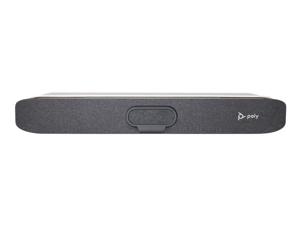 Poly Studio X30 - Alt-i-ett-videobar - Zoom Certified, Certified for Microsoft Teams, Google Meet Certified Sort, Grå