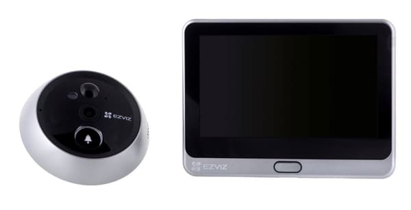 TRÅDLÖS WIFI DÖRRKLOCKA MED SÖKA EZVIZ DP2C CS-DP2C Silver