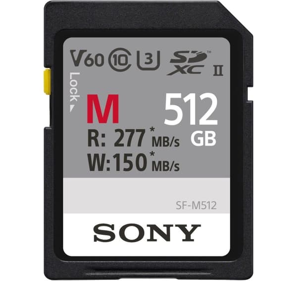 Sony minneskort SDXC 512GB M-Series UHS-II C10 U3 V60
