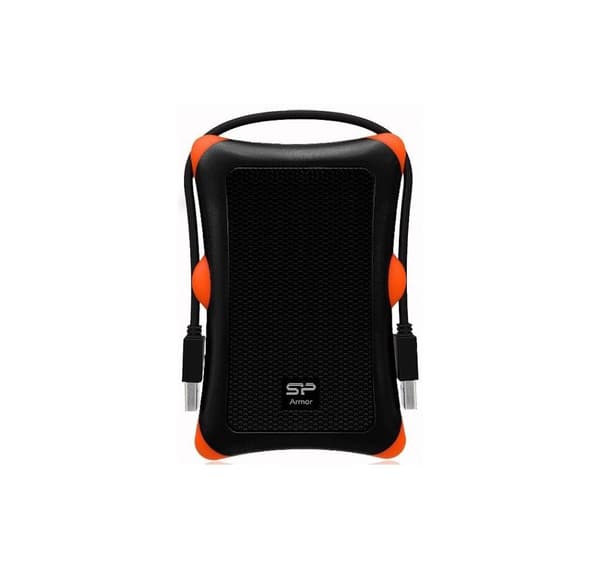 Silicon Power ekstern harddisk 2TB Armor A30, sort