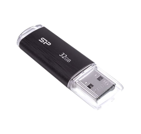Silicon Power flash-stasjon 32GB Ultima U02, svart Sort