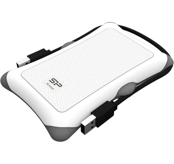 Silicon Power ulkoinen kovalevy 1TB Armor A30, valkoinen