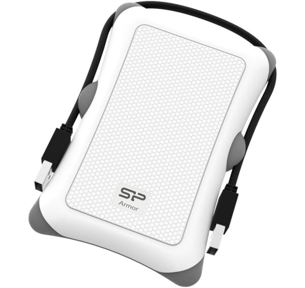 Silicon Power ulkoinen kovalevy 1TB Armor A30, valkoinen