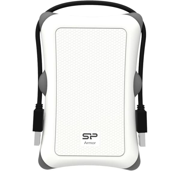 Silicon Power ulkoinen kovalevy 1TB Armor A30, valkoinen