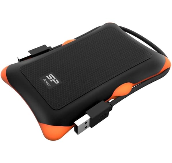 Silicon Power ulkoinen kovalevy 1TB Armor A30, musta