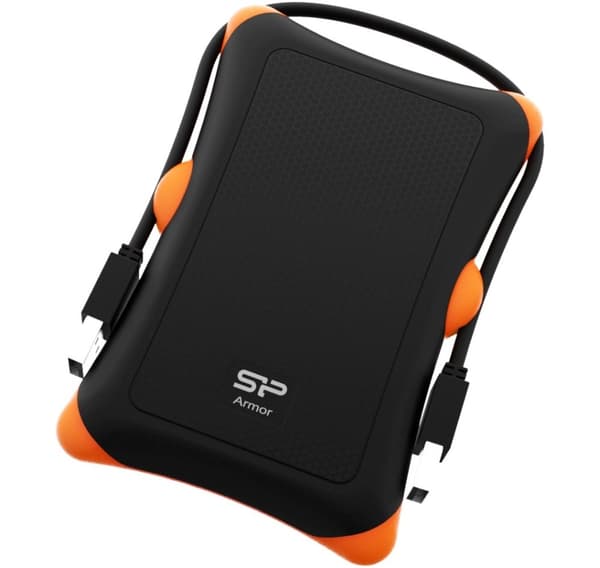 Silicon Power ulkoinen kovalevy 1TB Armor A30, musta