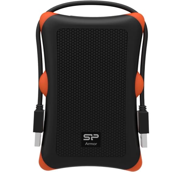 Silicon Power ulkoinen kovalevy 1TB Armor A30, musta